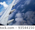 Over the airplane 93544150