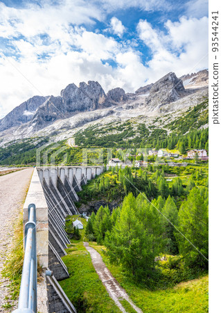 Dam of Lago di Fedaia and Marmolada 93544241