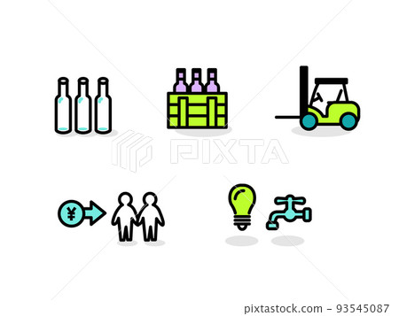 成本會計插圖圖標 93545087