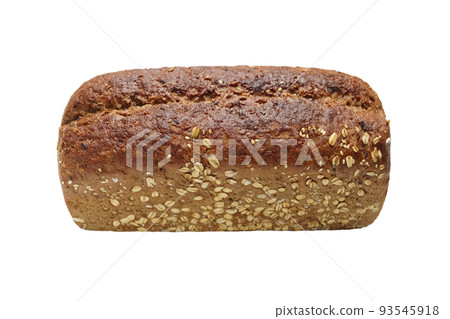 Cereal bread isolated on white background Cereal bread isolated on white background 93545918