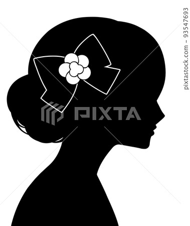 女人的輪廓剪影 Odango 93547693