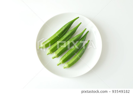 盤子裡的秋葵 盤子裡的秋葵 93549182