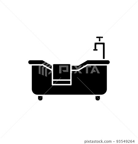 Illustration Vector graphic of bath tub icon Illustration Vector graphic of bath tub icon 93549264