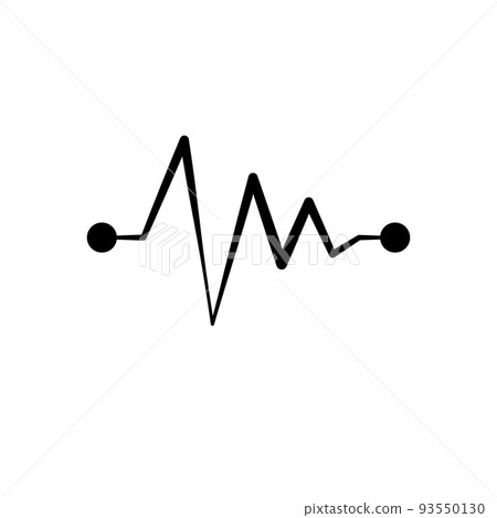 Illustration Vector graphic of heart pulse icon - Stock Illustration ...