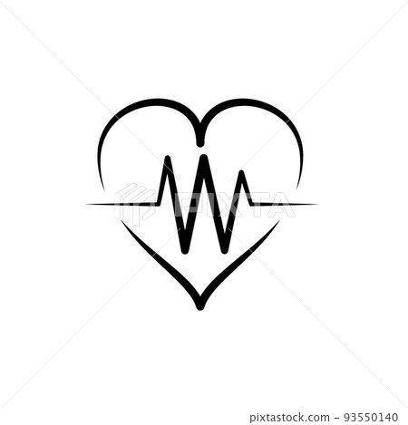 Illustration Vector graphic of heart pulse icon - Stock Illustration ...