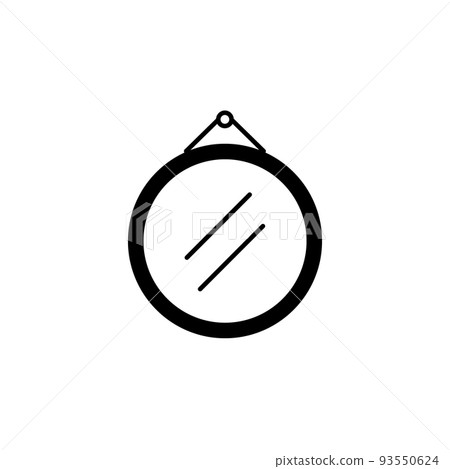 Illustration Vector graphic of mirror Illustration Vector graphic of mirror 93550624