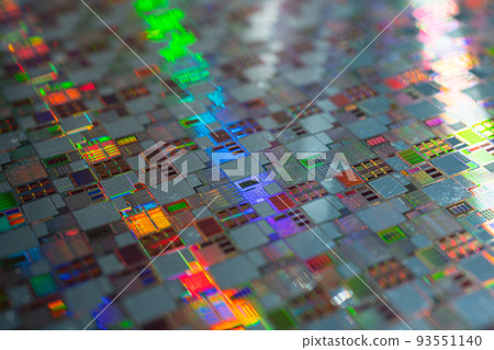 Silicon wafer for manufacturing semiconductor of integrated circuit. Silicon wafer for manufacturing semiconductor of integrated circuit. 93551140