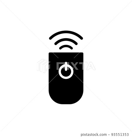 Illustration Vector graphic of remote control icon 93551353