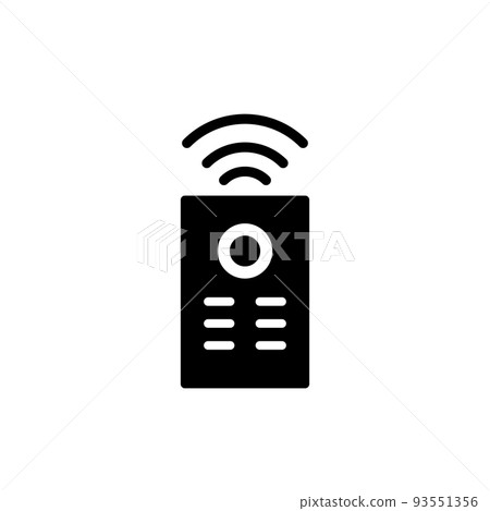 Illustration Vector graphic of remote control icon Illustration Vector graphic of remote control icon 93551356