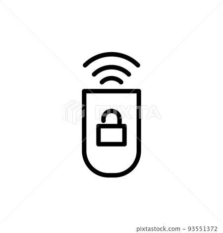 Illustration Vector graphic of remote control icon Illustration Vector graphic of remote control icon 93551372