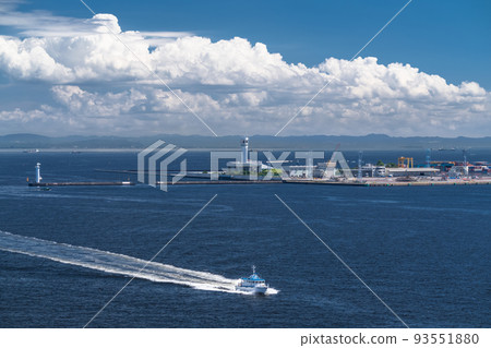 “神奈川縣”東京灣，夏日海洋 93551880