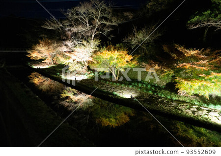 Bungotakada City Tennenji Temple, Kawanaka Fudou Illuminated Bungotakada City Tennenji Temple, Kawanaka Fudou Illuminated 93552609