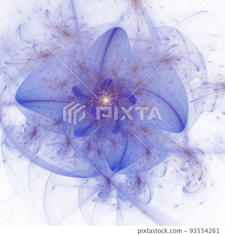 Fantastic art floral Background. Curved abstract with leaves of flowers and lights Fantastic art floral Background. Curved abstract with leaves of flowers and lights 93554261