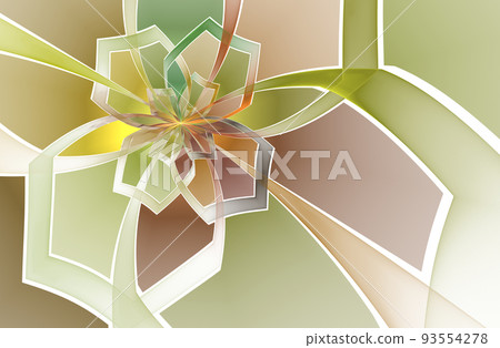 Abstract stain glass flower pattern. Abstract stain glass flower pattern. 93554278