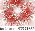 Abstract glowing bubbles on white background. 93554282