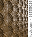 3D effect embossed perspective rendered background pattern. 93555026