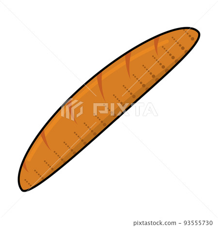 Isolated bread fast food vector illustration Isolated bread fast food vector illustration 93555730