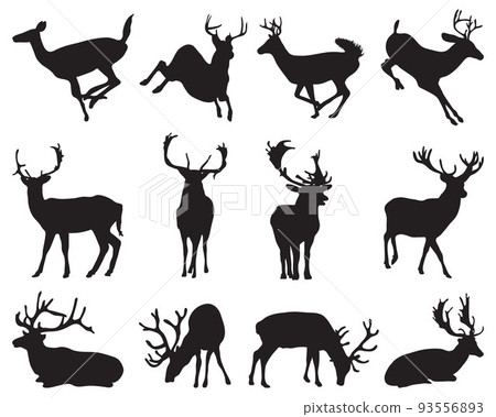 silhouettes, icon, animal 93556893