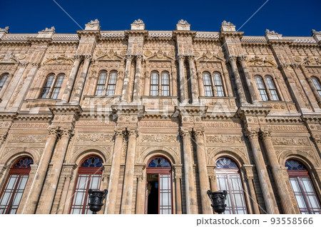 ISTANBUL, TURKEY - January 2022: Dolmabahce palace view 93558566