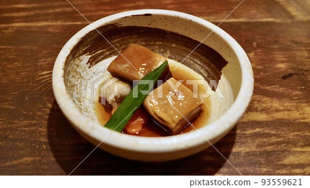 Tebichi (braised pork belly), a traditional Okinawan dish Tebichi (braised pork belly), a traditional Okinawan dish 93559621