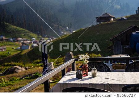 Famous georgian mountain resort Bakhmaro 93560727