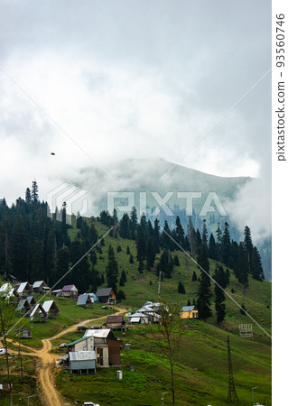 Famous georgian mountain resort Bakhmaro 93560746