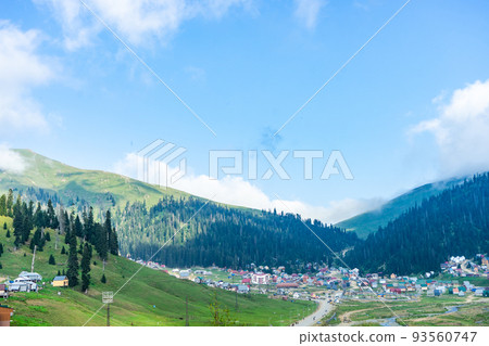 Famous georgian mountain resort Bakhmaro 93560747