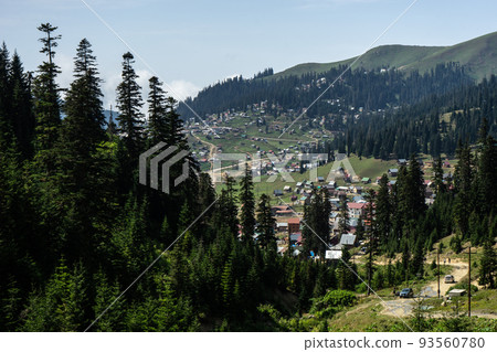 Caucasus mountain in georgian region Guria 93560780