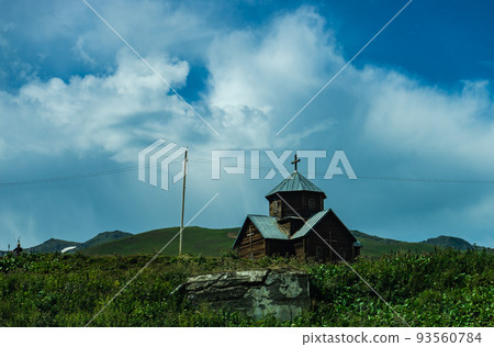 Famous georgian mountain resort Bakhmaro 93560784