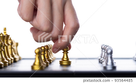 Business woman play Chess to success. Leader use strategy game to challenge competitor with intelligence leadership power to move King to victory with management team idea battle to win, copy space Business woman play Chess to success. Leader use strategy game to challenge competitor with intelligence leadership power to move King to victory with management team idea battle to win, copy space 93564485