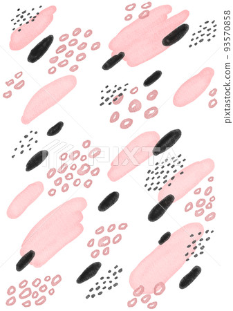 粉色和黑色背景插圖 93570858