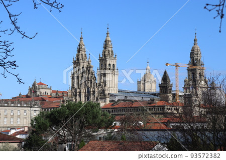 聖地,聖地亞哥德孔波斯特拉大教堂世界遺產西班牙 聖地,聖地亞哥德孔波斯特拉大教堂世界遺產西班牙 93572382