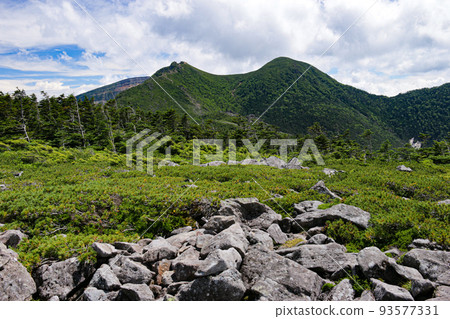 Kita Yatsugatake: Superb view from Nakayama summit observatory Mt. Tengu, Nagano Prefecture, Japan Kita Yatsugatake: Superb view from Nakayama summit observatory Mt. Tengu, Nagano Prefecture, Japan 93577331