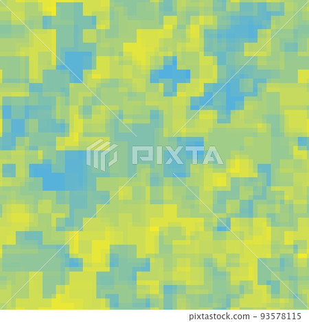 Seamless urban camouflage pattern. The pixel pattern in the foreground 93578115