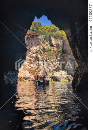sea caves in archipelago of Tremiti Islands - Isole Tremiti - in Gargano area of Puglia , Italy 93580277