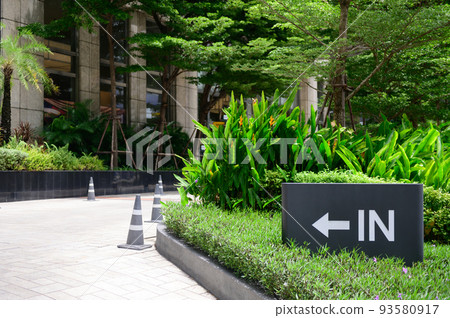 Main office entrance modern style with symbols (in) 93580917
