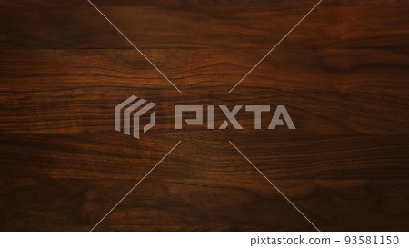 核桃深棕色木紋木板表面背景圖像 93581150