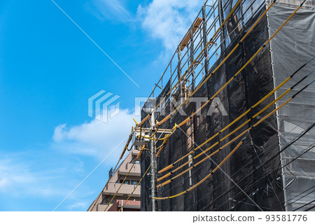 Construction site and wire protection tube Construction site and wire protection tube 93581776