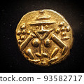 ancient indian fanam gold coin 93582717