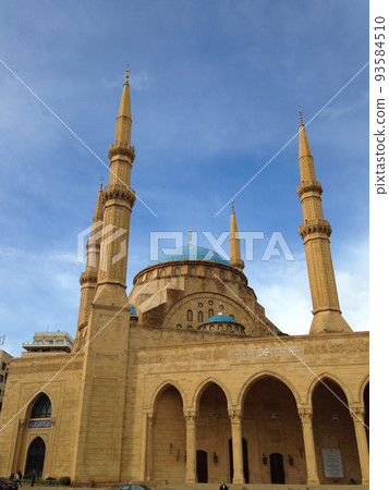 黎巴嫩貝魯特的穆罕默德·阿明清真寺 93584510