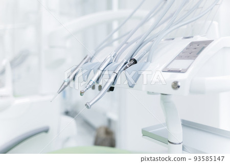 Modern dental drills in the dentist's office.. 93585147