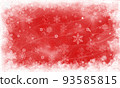 Abstract Christmas red background with white snowflakes .Red Christmas and New Year background 93585815