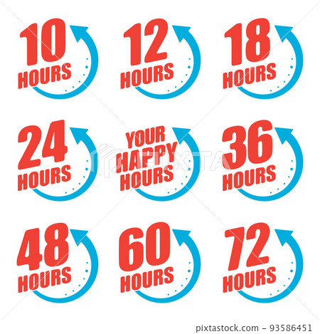 Arrow time hour stickers Arrow time hour stickers 93586451