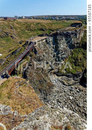 The Tintagel Bridge - Tintagel castle - Cornwall The Tintagel Bridge - Tintagel castle - Cornwall 93587185
