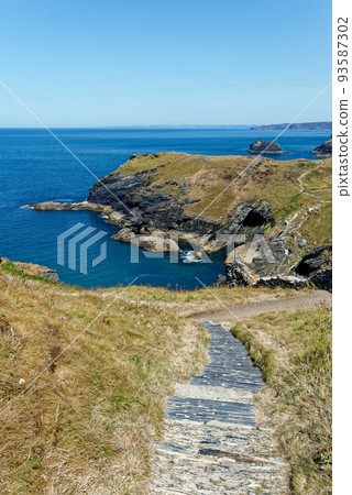 Ruins Of Tintagel Castle - Cornwall UK Ruins Of Tintagel Castle - Cornwall UK 93587302