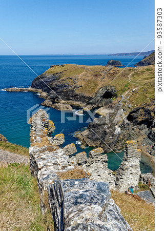 Ruins Of Tintagel Castle - Cornwall UK Ruins Of Tintagel Castle - Cornwall UK 93587303