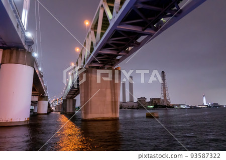 大黑橋下的夜景 93587322