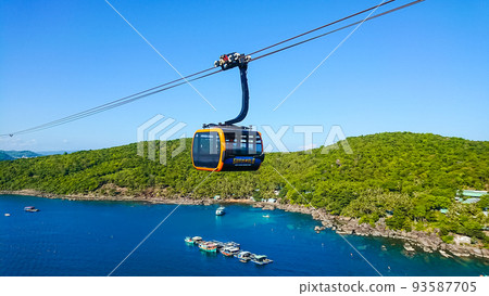 The cable car on the island of Phu Quoc. The cable car on the island of Phu Quoc. 93587705
