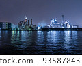 京濱工業區工廠夜景 93587843