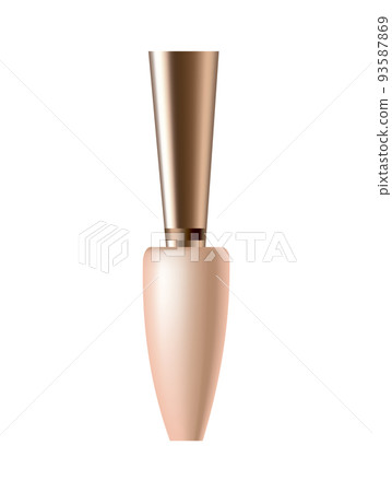 Makeup cosmetic package. Isolated beauty product and facial decorative cosmetic tool. Blank template of container for perfume Makeup cosmetic package. Isolated beauty product and facial decorative cosmetic tool. Blank template of container for perfume 93587869